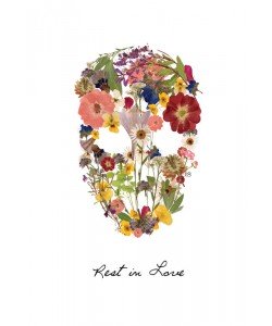 Victoria Brown, FLOWERS SKULL I