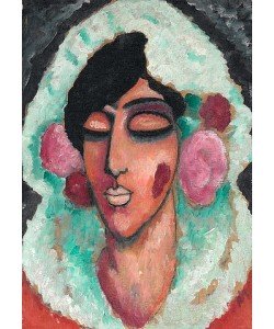 Alexej von Jawlensky, Spanierin mit gschlossenen Augen. Um 1913