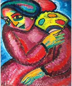 Alexej von Jawlensky, Tanz mit gelbem Fächer. 1912