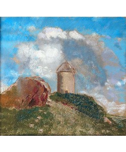 Odilon Redon, Die Windmühle. Um 1880