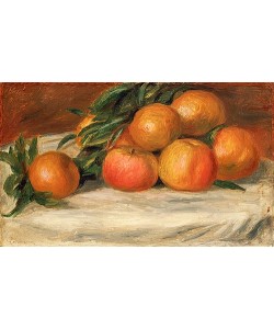 Pierre-Auguste Renoir, Stillleben mit Äpfeln und Orangen. Um 1901