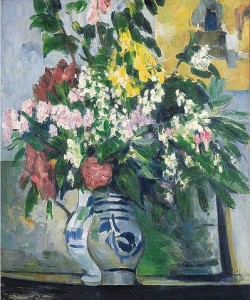 Paul Cézanne, Zwei Vasen mit Blumen. Um 1877