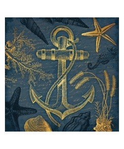 Jace Grey, NAUTICAL GOLD ANCHOR