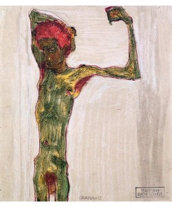 Egon Schiele, Der Anarchist. Um 1909-10