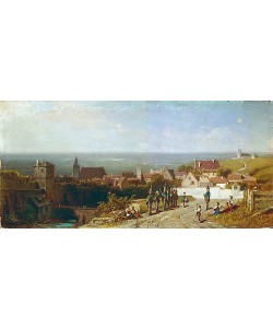 Carl Spitzweg, Altes Städtchen (Stadtsoldaten).