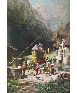 Carl Spitzweg, Nur Gedanken sind zollfrei.