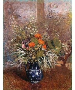 Alfred Sisley, Ein Blumenstrauß. 1875