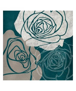 Kristin Emery, BEIGE ROSE WITH BLUE III