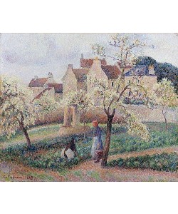 Camille Pissarro, Blühende Pflaumenbäume. 1889