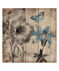 Jace Grey, WOOD FLORAL IV