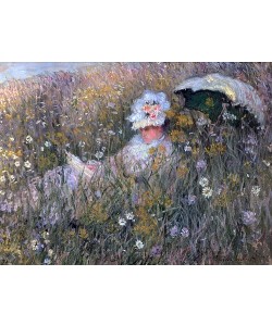 Claude Monet, In der Blumenwiese (Dans la Prairie). 1876