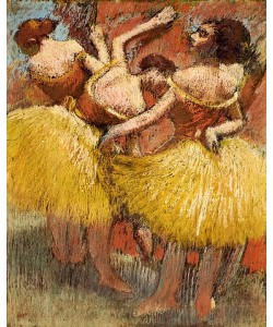 Edgar Degas, Drei Tänzerinnen. Um 1900