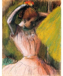 Edgar Degas, Sich frisierende Tänzerin. Um 1900-12