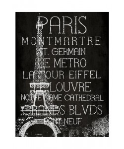 Jace Grey, PARIS LETTER BLACK