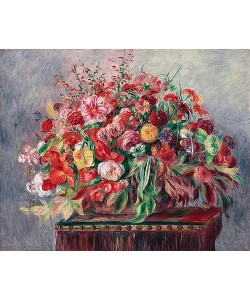 Pierre-Auguste Renoir, Korb mit Blumen. 1890