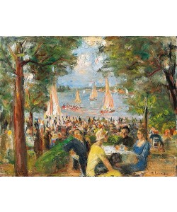 Max Liebermann, Gartenlokal an der Havel. 1934