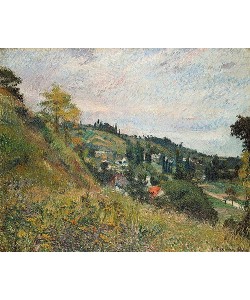 Camille Pissarro, Hügelige Landschaft bei Auvers. 1882
