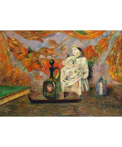 Paul Gauguin, Stillleben mit Keramikfigur.