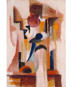 August Macke, Studie zu 'Hellem Schaufenster'. 1913