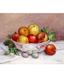 Pierre-Auguste Renoir, Stillleben mit Granatapfel.