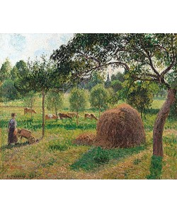 Camille Pissarro, Ein bedeckter tag in Eragny. 1896