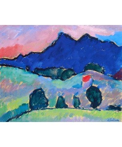 Alexej von Jawlensky, Blauer Berg. 1910
