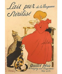 Théophile-Alexandre Steinlen, Werbeplakat für sterilisierte Milch. 1894