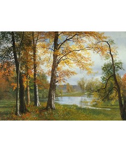 Albert Bierstadt, Ein ruhiger See.