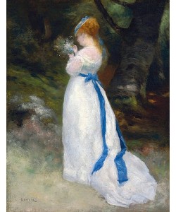Pierre-Auguste Renoir, Portrait von Lise (Lise mit einem Feldblumenstrauß). 1867