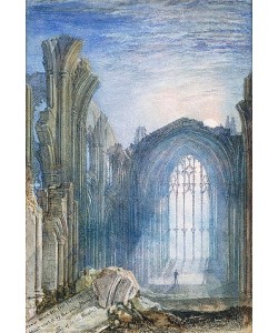 Joseph Mallord William Turner, Melrose Abbey: eine Illustration zu Sir Walter Scotts 'The Lay of the Last Minstrel'.