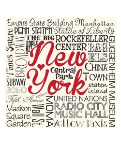 Melody Hogan, CITIES WORD ART NEW YORK