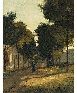 Camille Pissarro, Die Straße. Um 1870
