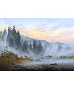 Caspar David Friedrich, Der Morgen. 1. Bild der Folge der 'Vier Tageszeiten'. Um 1821