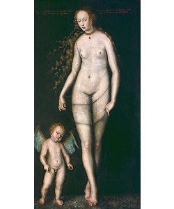 LUCAS CRANACH Der Ältere, Venus mit Amor. Um 1515/20