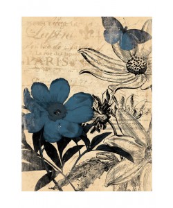 Jace Grey, BLUE FLOWERS II
