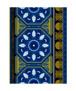 Jace Grey, BLUE YELLOW PATTERNS I