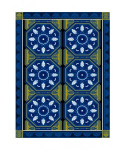 Jace Grey, BLUE YELLOW PATTERNS II