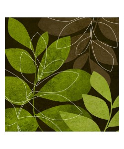 Kristin Emery, GREEN BROWN LEAVES II