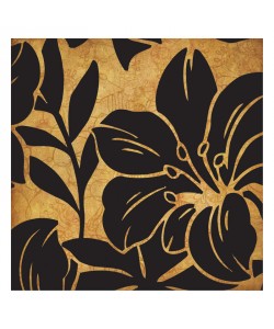 Kristin Emery, BLACK AND GOLD FLORA II