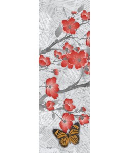 Diane Stimson, CHERRY BLOSSOM RED PANEL I