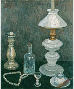 Paula Modersohn-Becker, Stillleben mit weißer Lampe. 1906