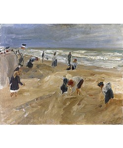 Max Liebermann, Strandscene in Noordwijk. 1908