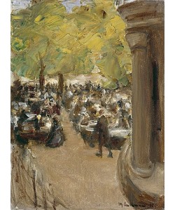 Max Liebermann, Kaffeegarten. 1915