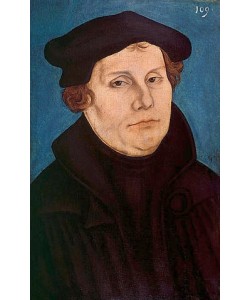 LUCAS CRANACH Der Ältere, Martin Luther. 1528 (siehe auch Bildnummer 35268)