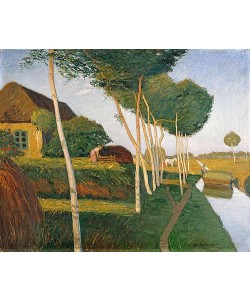 Otto Modersohn, Heuernte im Moor. 1910