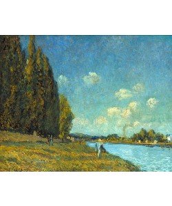 Alfred Sisley, Landschaft an der Seine. 1879