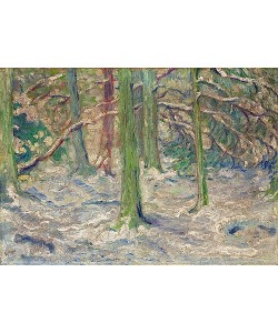 Franz Marc, Verschneiter Wald. 1909