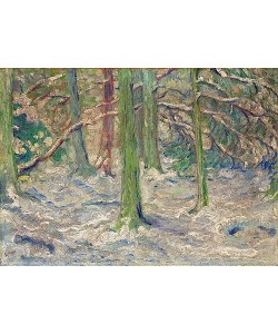 Franz Marc, Verschneiter Wald. 1909