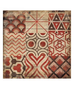 Jace Grey, GEO PATTERN RED