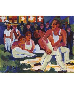 Ernst Ludwig Kirchner, Ringer. 1923